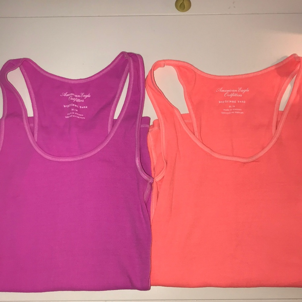 Set of 2 American Eagle “Boyfriend Tanks”